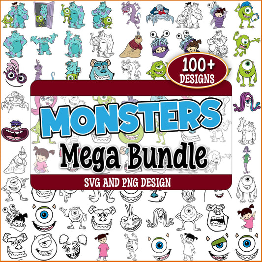 Monster set svg bundle