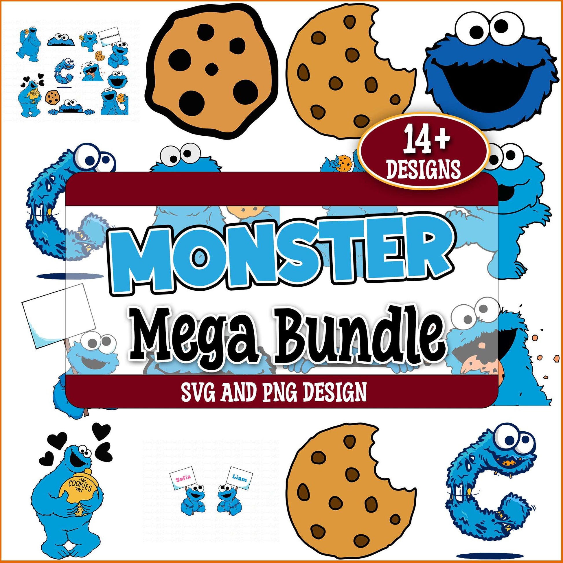 Monster svg bundle