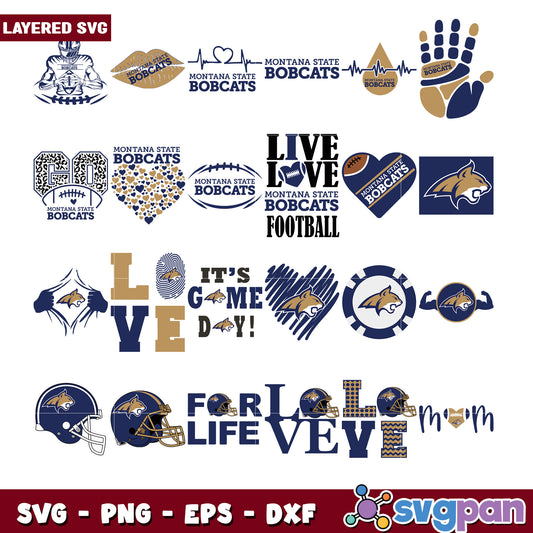 Montana State Bobcats SVG Bundle