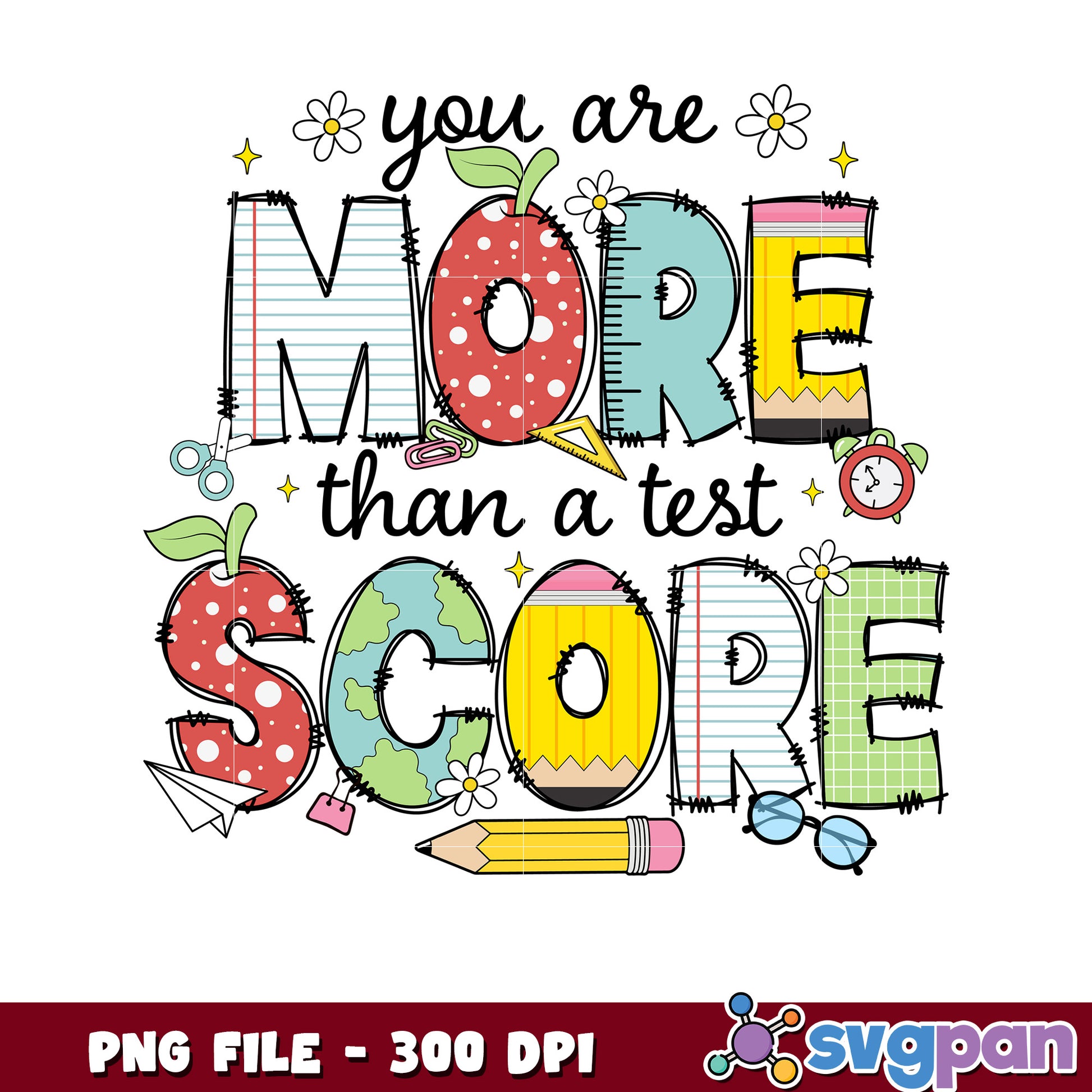 More Than a Test Score PNG