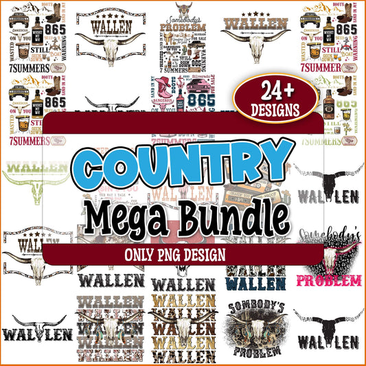 Morgan wallen cowboy png bundle