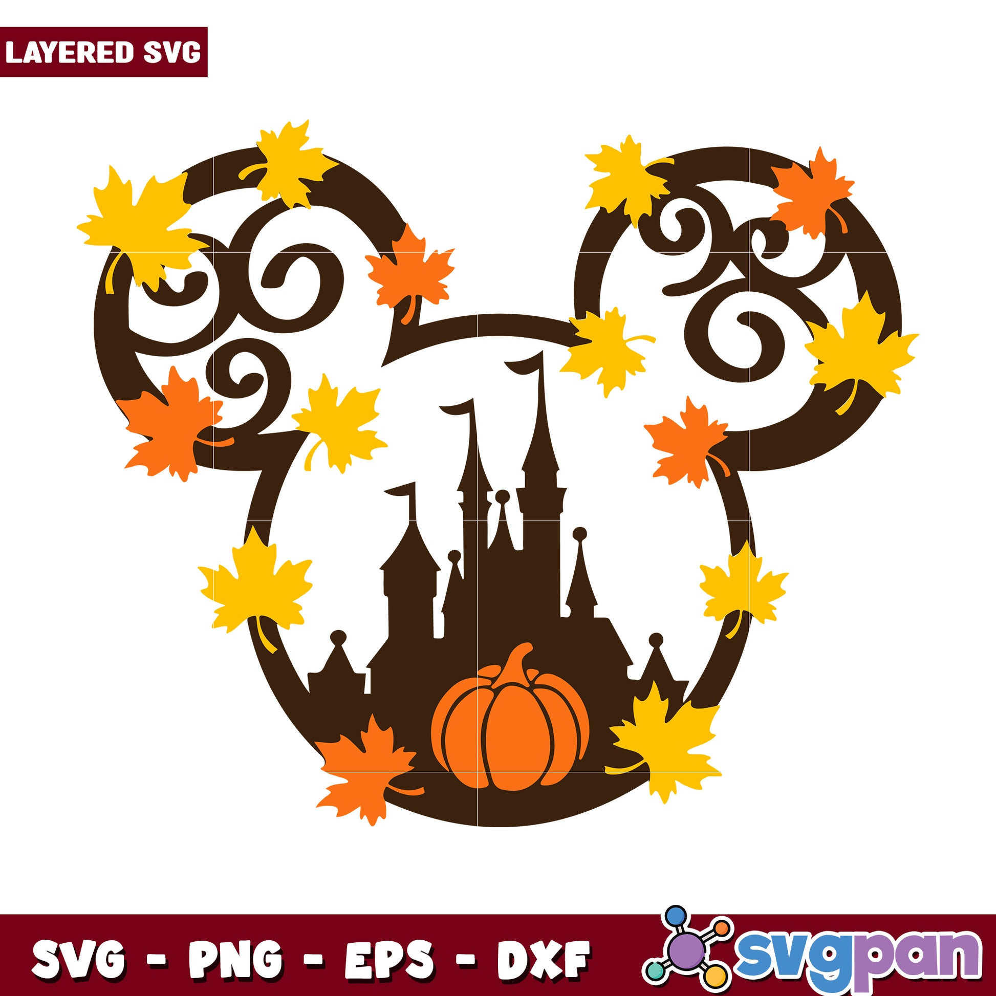 Mouse fall castle pumkin svg, halloween costumes svg, trick or treat svg