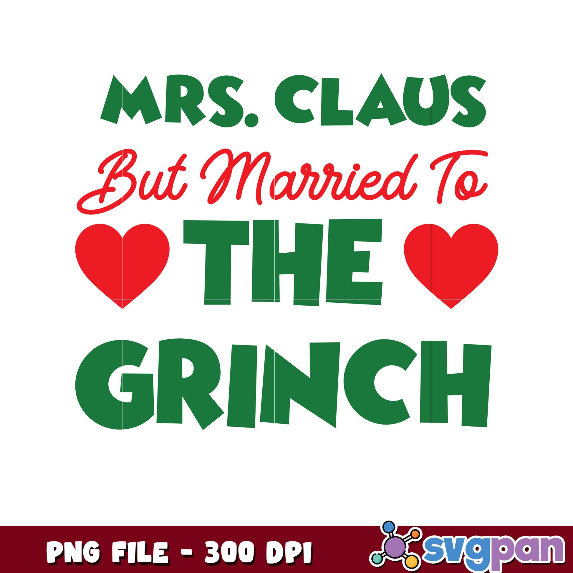 Mrs claus but married to the grinch png, green grinch png, the grinch 2 ​png