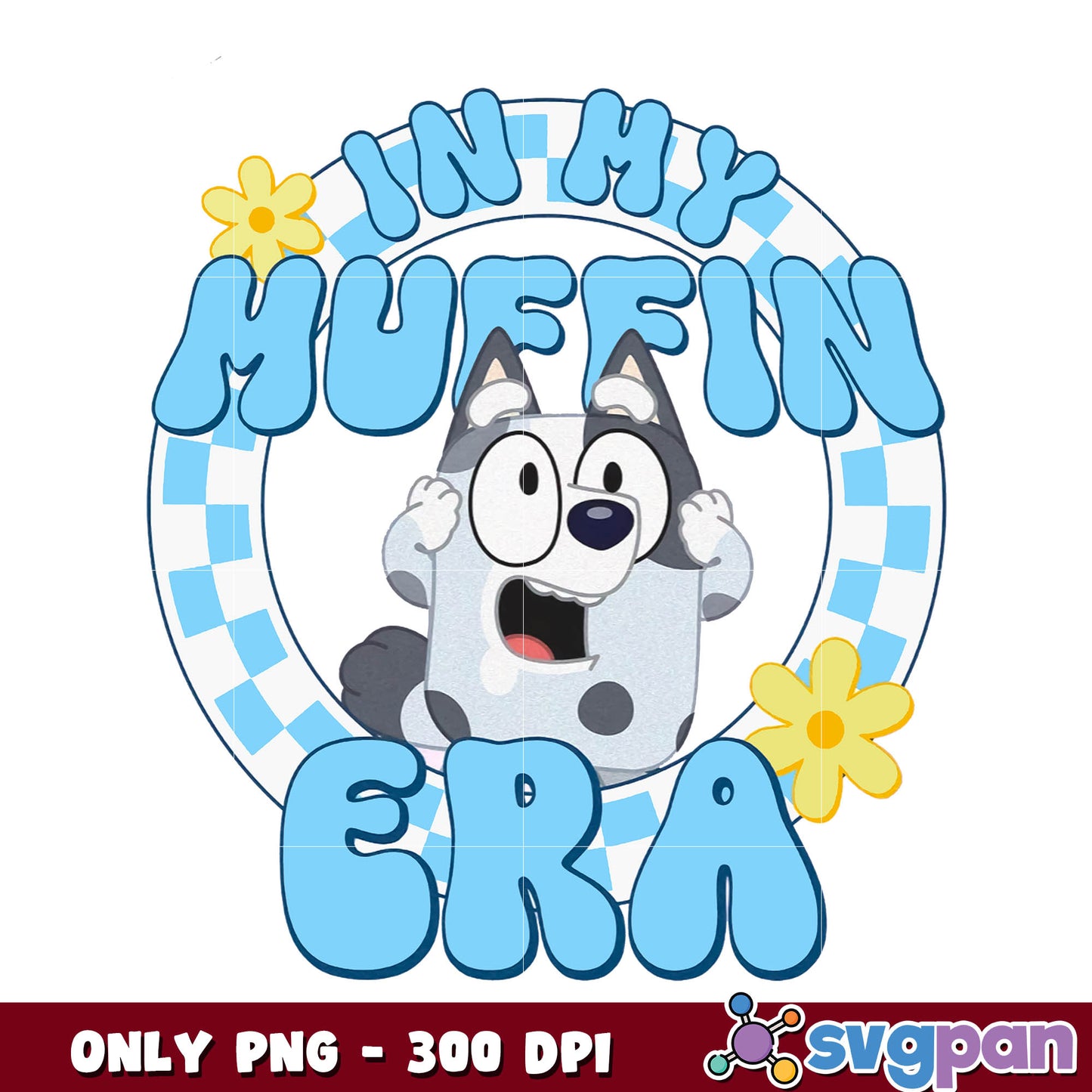 Muffin era bluey cartoon png