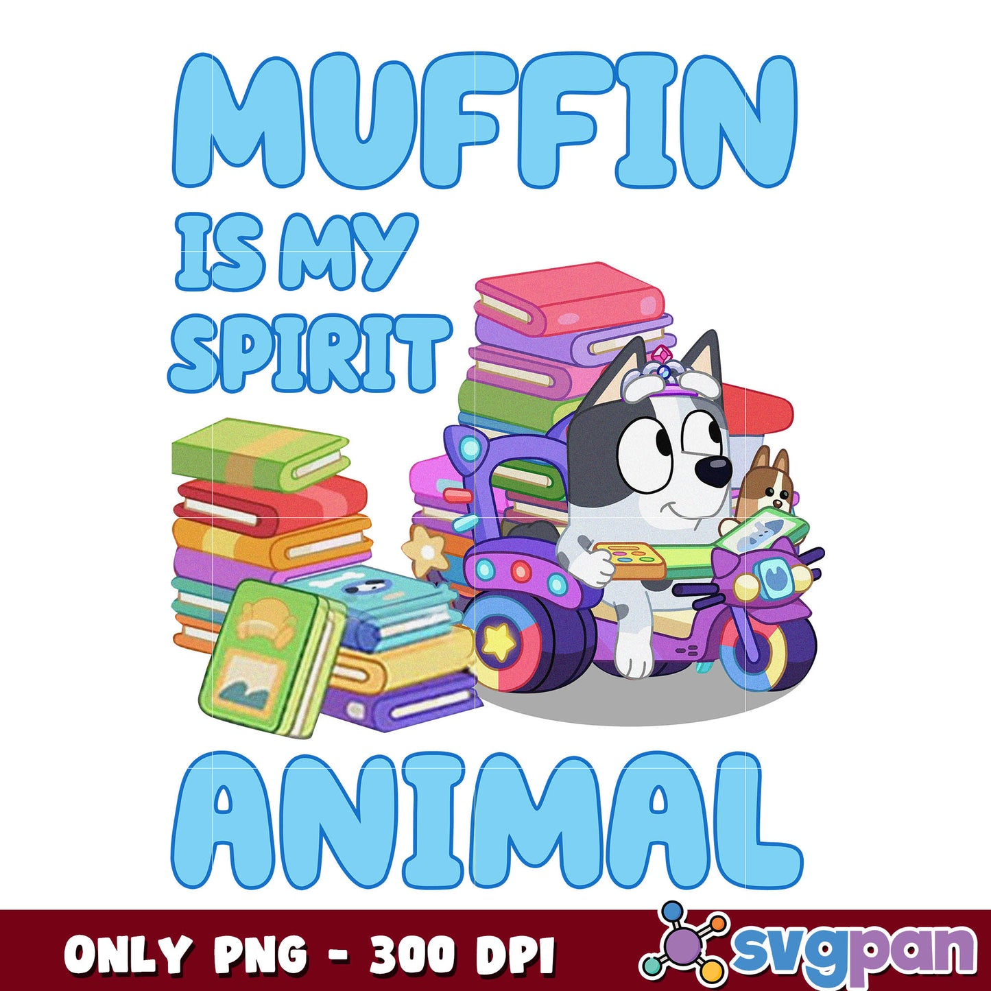 Muffin era bluey cartoon png, bluey characters png, muffin bluey png