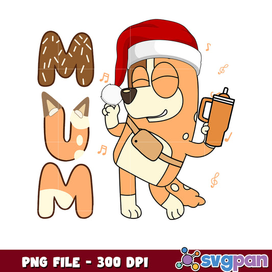 Mum bingo png, christmas​ lights png, bluey christmas png