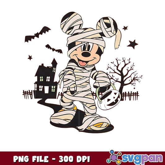 Mummy mickey png, spirit halloween png, halloween season png