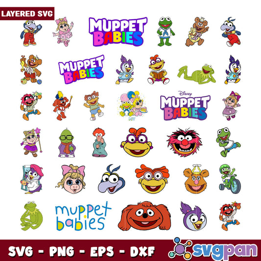 Muppet Babies SVG Bundle