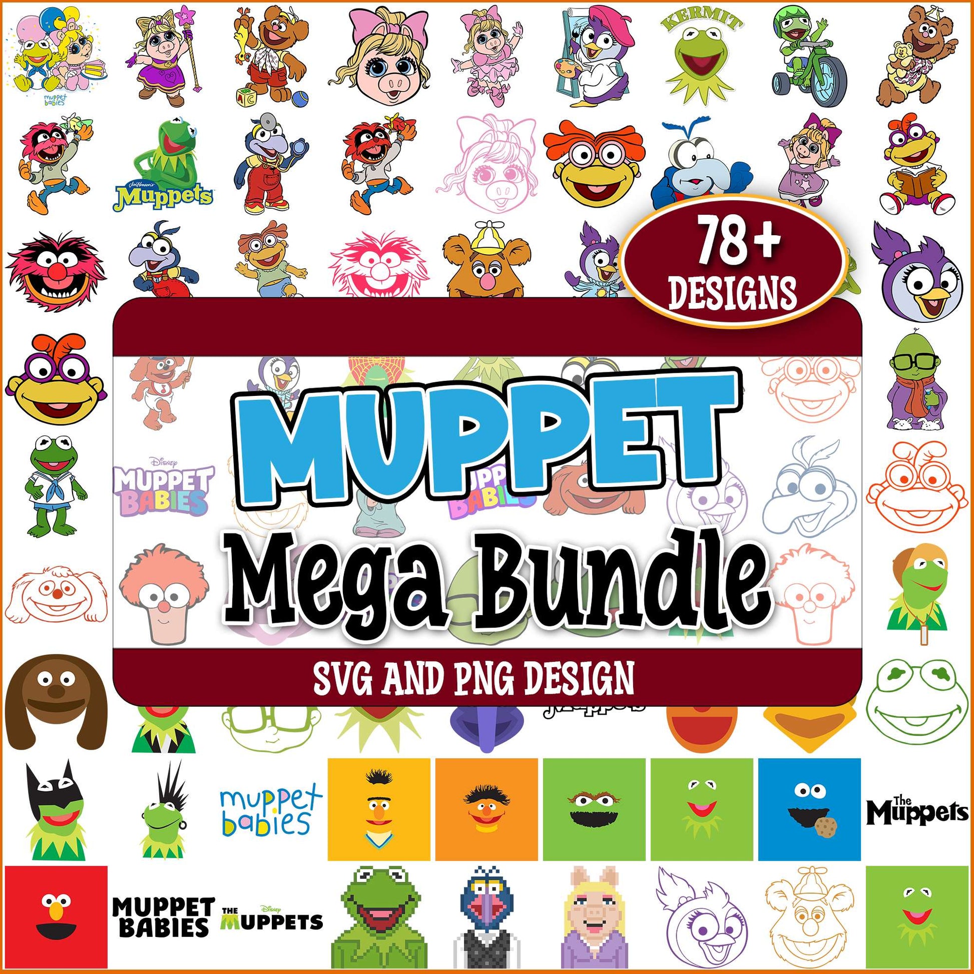 Muppets svg bundle