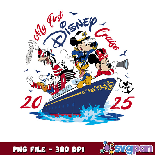 My First Disney Cruise 2025 PNG