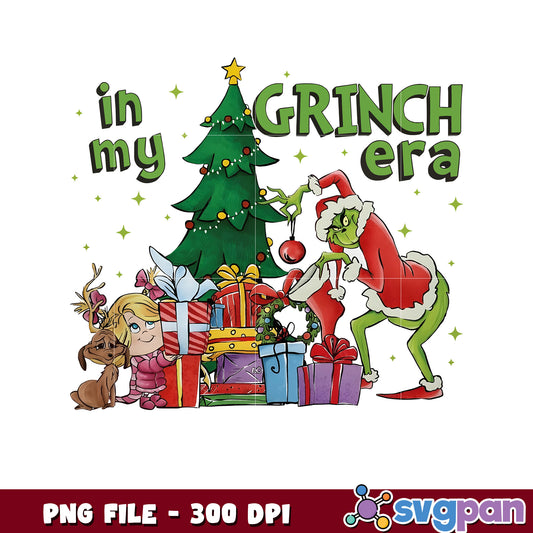 My Grinch Era Funny Christmas Movie png, grinch memes png, grinchmas png