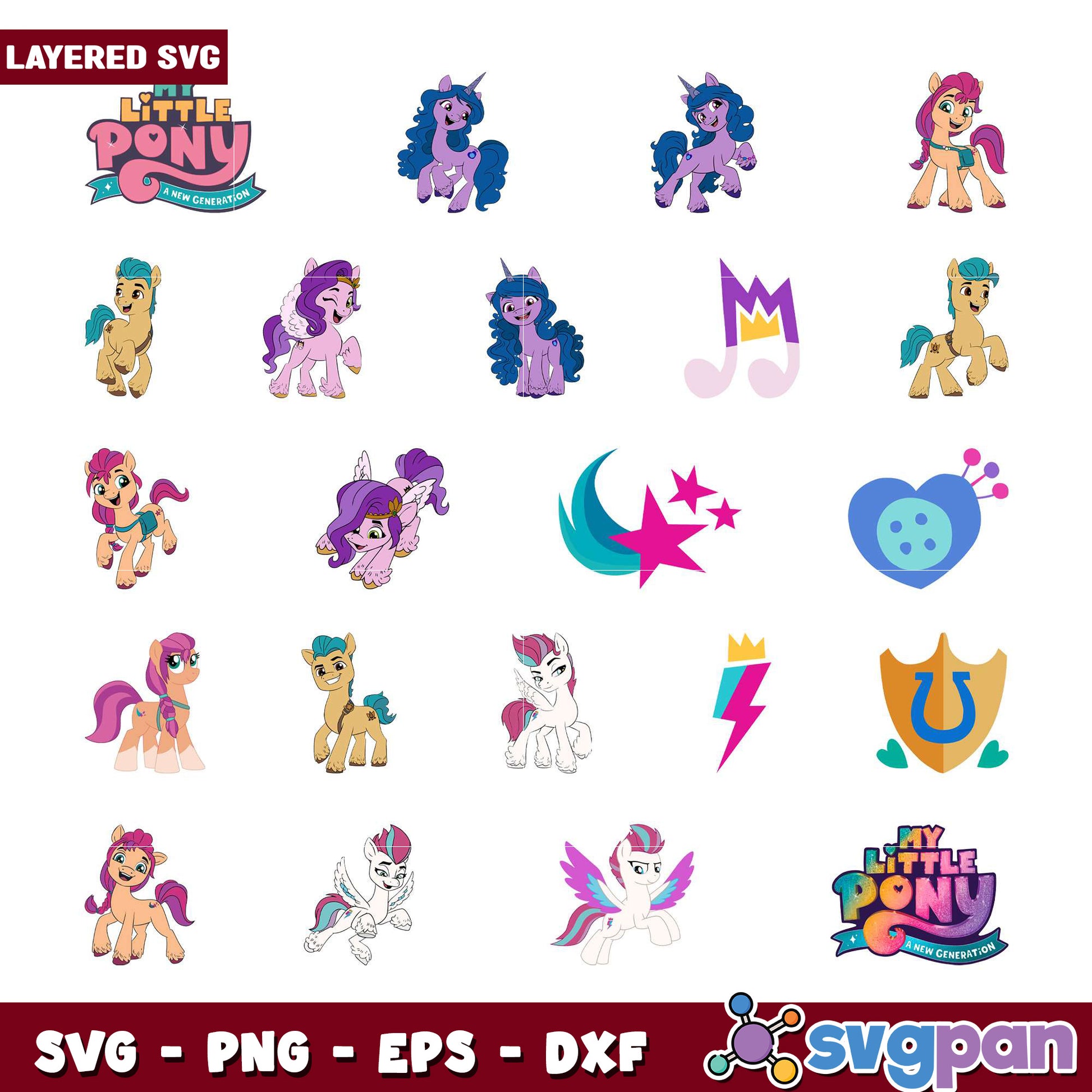 My Little Pony A New Generation SVG Bundle