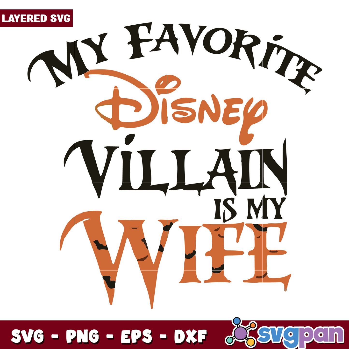 My favourite disney villains svg, disney characters svg, disneyland svg