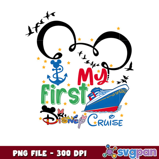 My first disney cruise png, disney cartoons png, disney png
