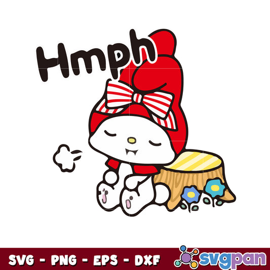 My melody red svg, hello kitty svg, sanrio characters cartoon svg