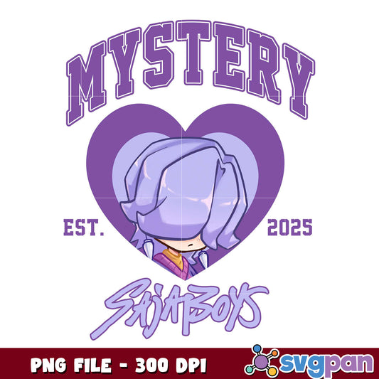 Mystery saja boys png, anime squad png, stylish cartoon png
