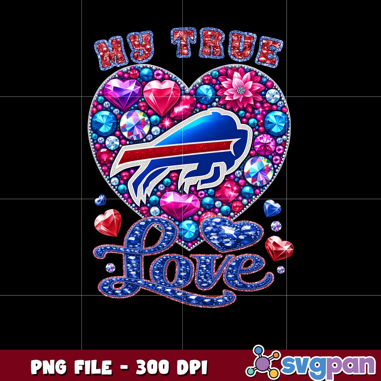 My true buffalo bills heart png, nfl teams 2025 png, nfl bills shirt png