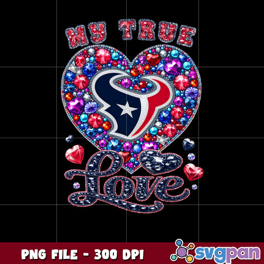My true heart houston texans png, nfl teams 2025 png, nfl texans shirt png