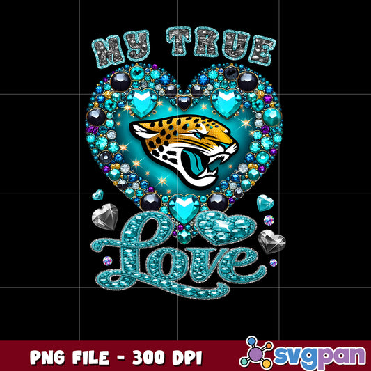 My true heart jacksonville jaguars png, nfl teams 2025 png, nfl jaguars shirt png