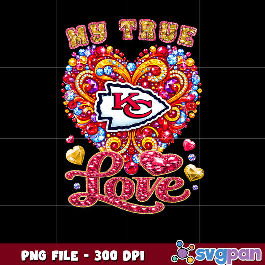 My true heart kansas city chiefs png, nfl teams 2025 png, nfl chiefs shirt png