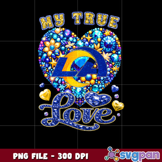 My true heart los angeles rams png, nfl teams 2025 png, nfl  rams shirt png