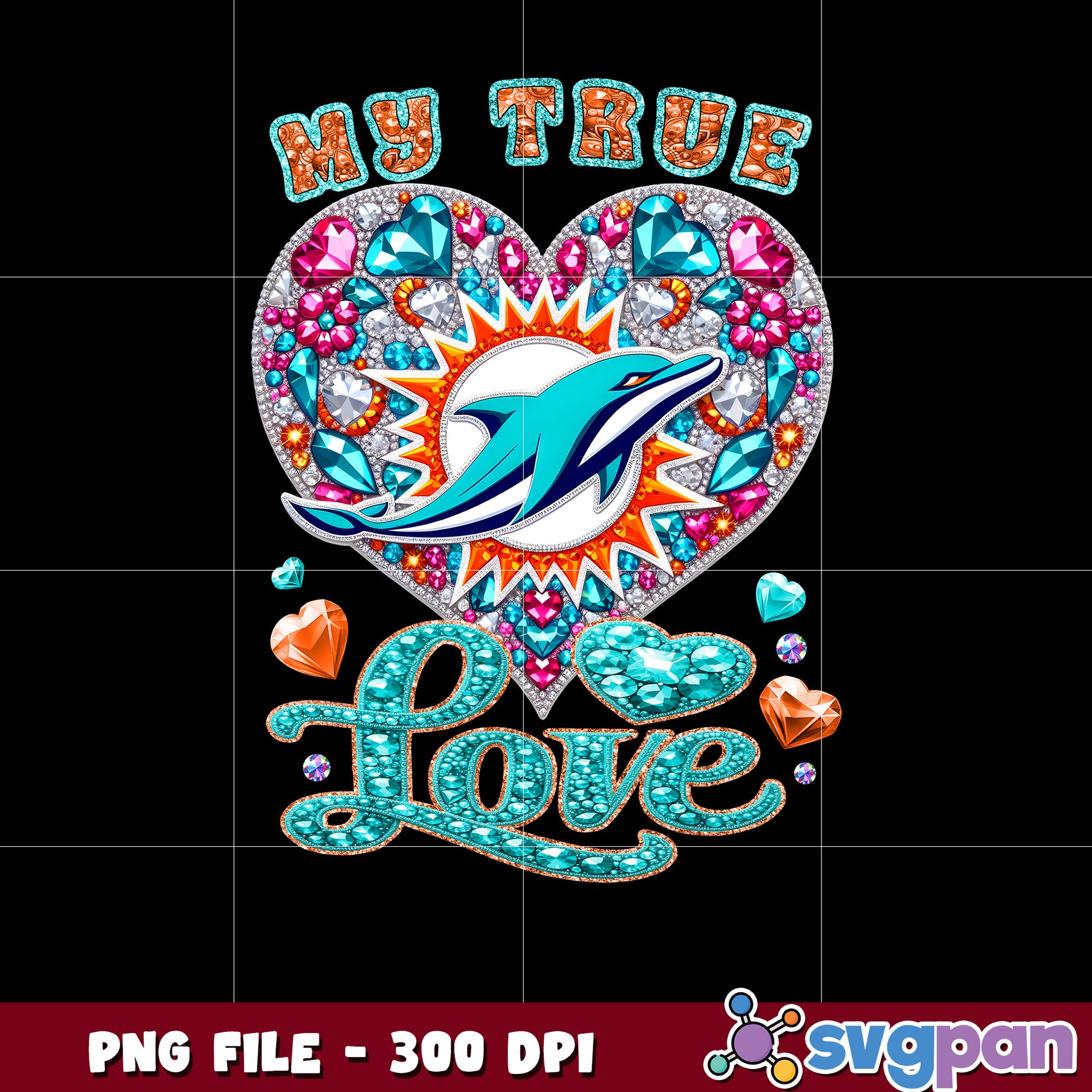 My true heart miami dolphins png, nfl teams 2025 png, nfl dolphins shirt png