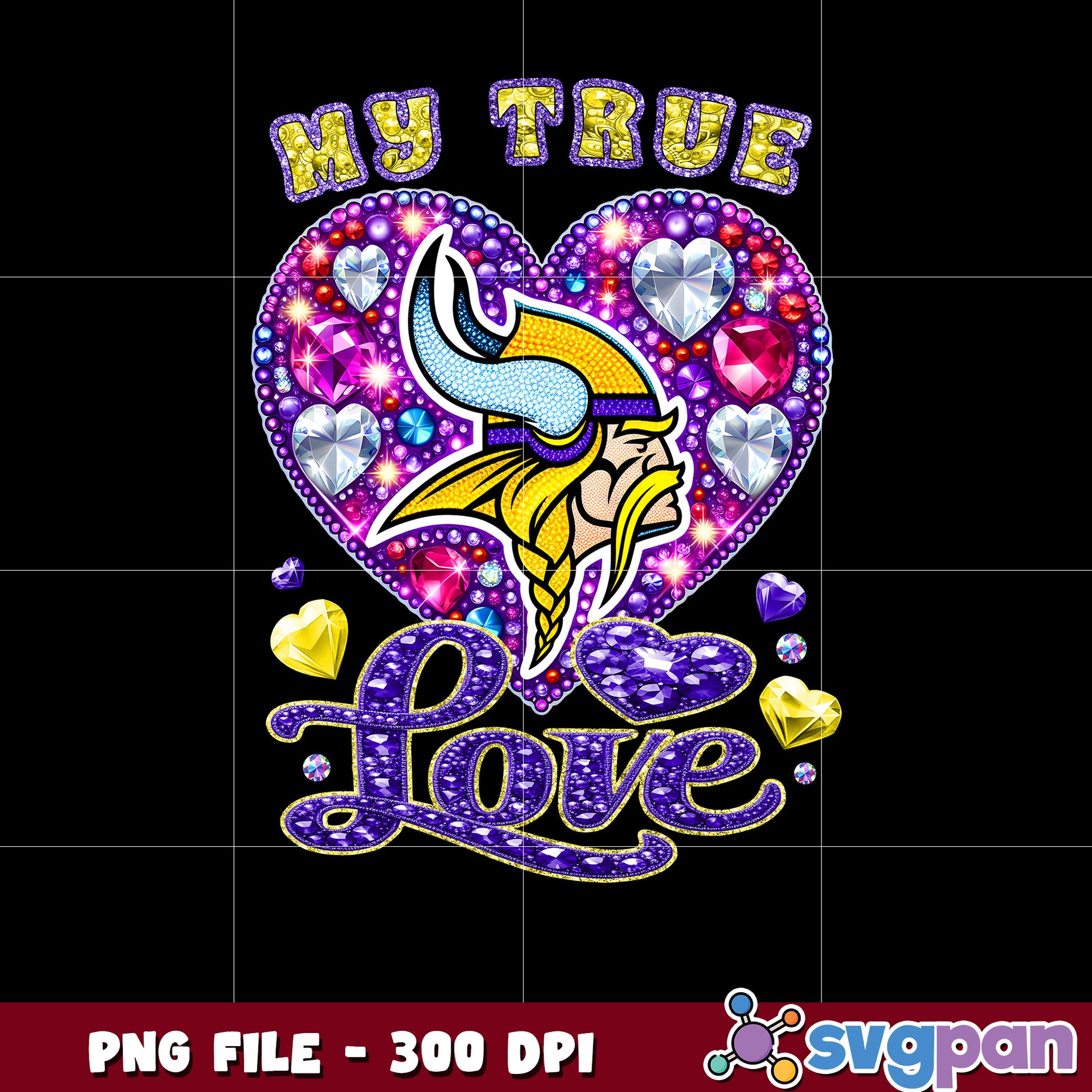 My true heart minnestota vikings png, nfl teams 2025 png, nfl vikings shirt png