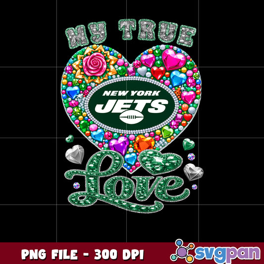 My true heart new york jets png, nfl teams 2025 png, nfl jets shirt png