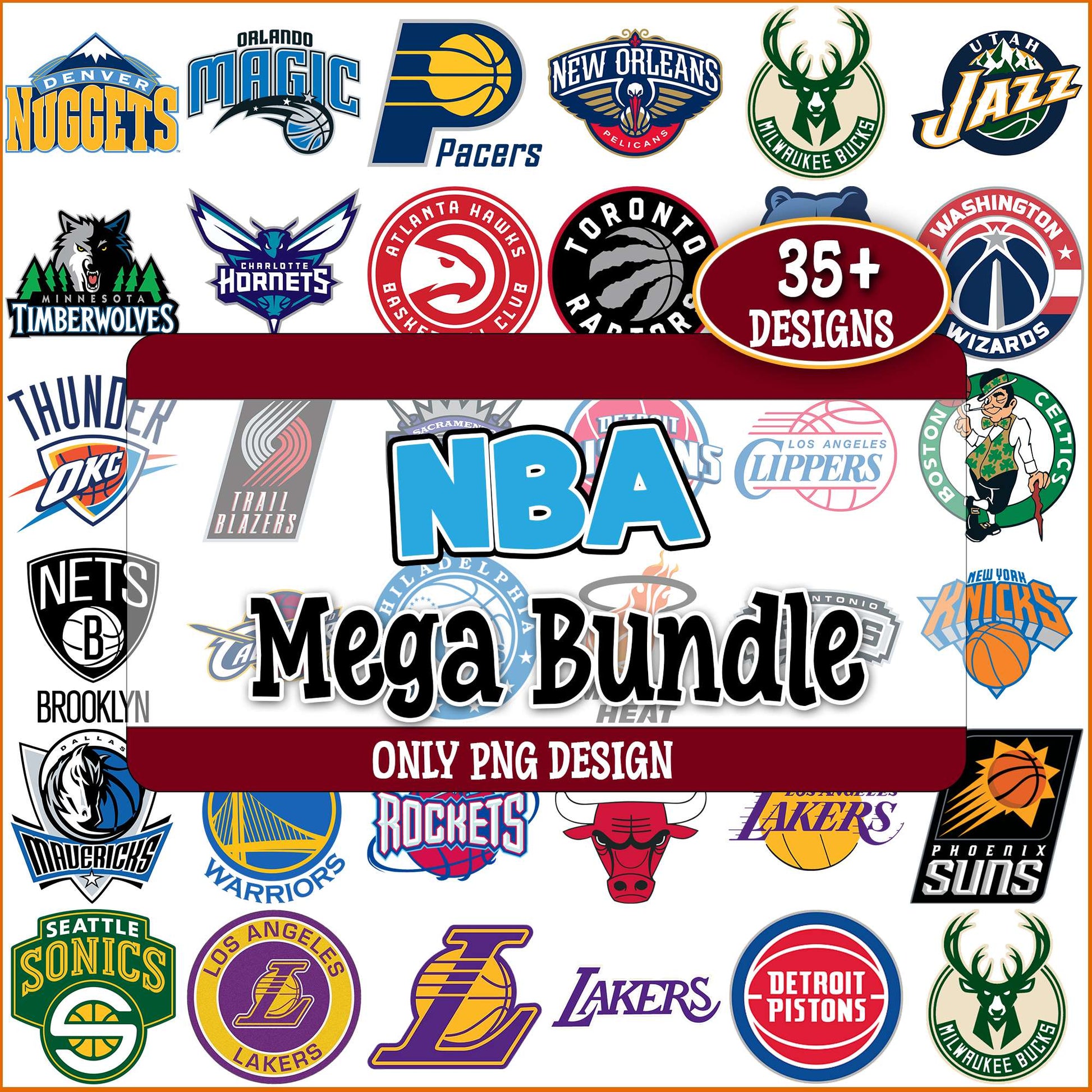 NBA logo png bundle