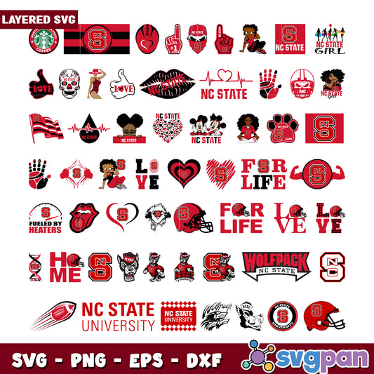 NC State University SVG Bundle