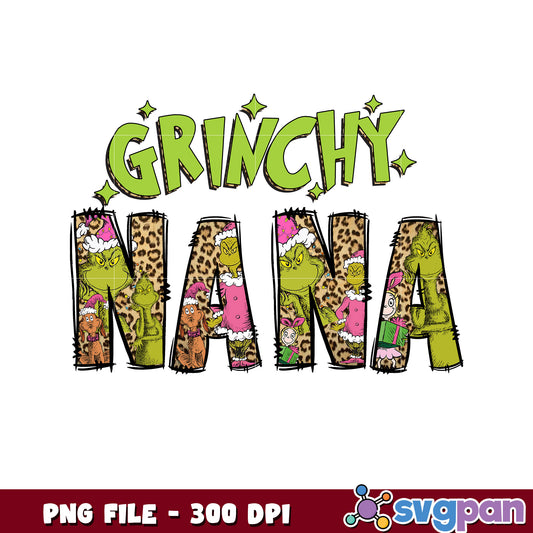 Nana grinch png, christmas png, grinch quotes ​png