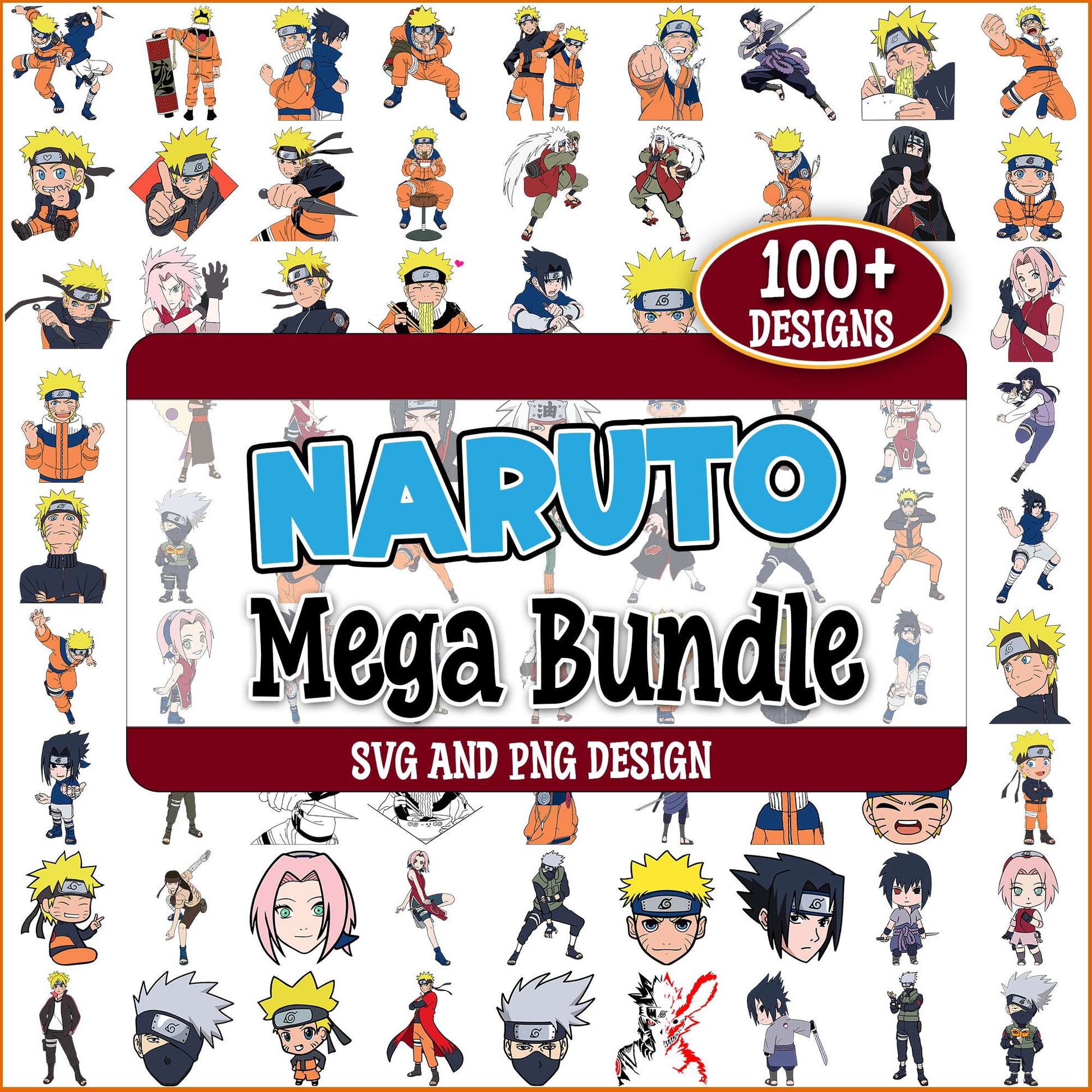 Naruto set svg bundle