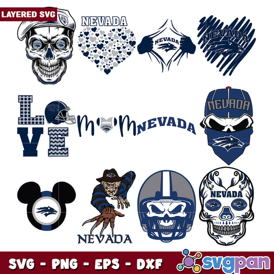 Nevada Themed SVG Bundle for Crafting Projects