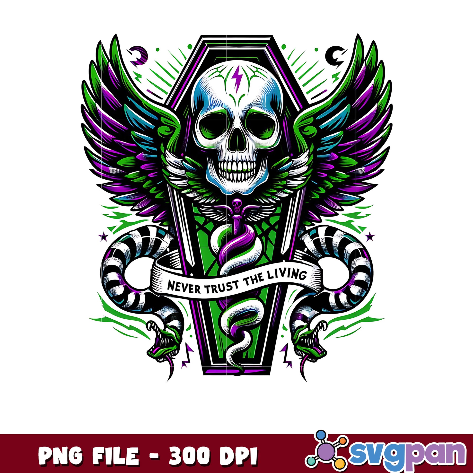 Never trust the living png, trick or treat png, halloween holiday png