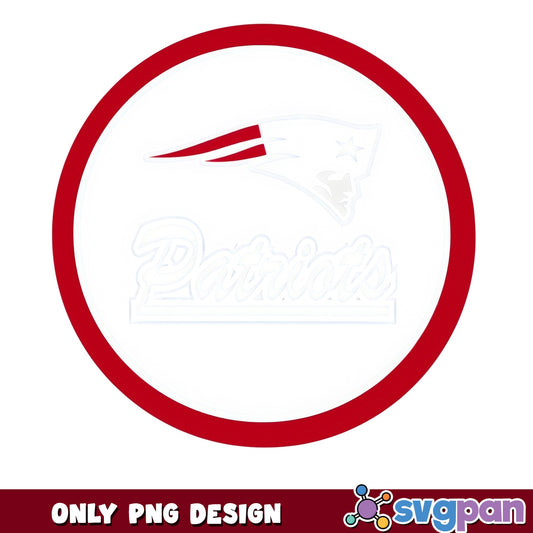 New England Patriots Circle PNG, NFL Team Logo PNG, Football PNG