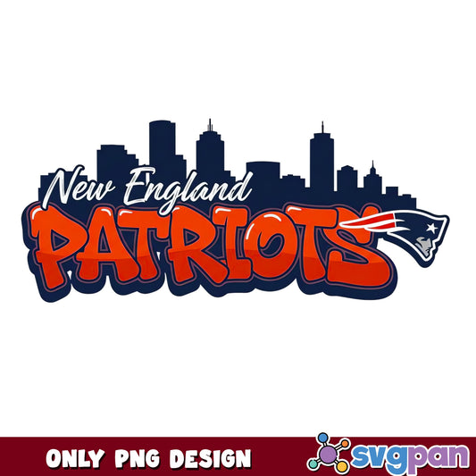 New England Patriots PNG, NFL Football Skyline, Patriots PNG
