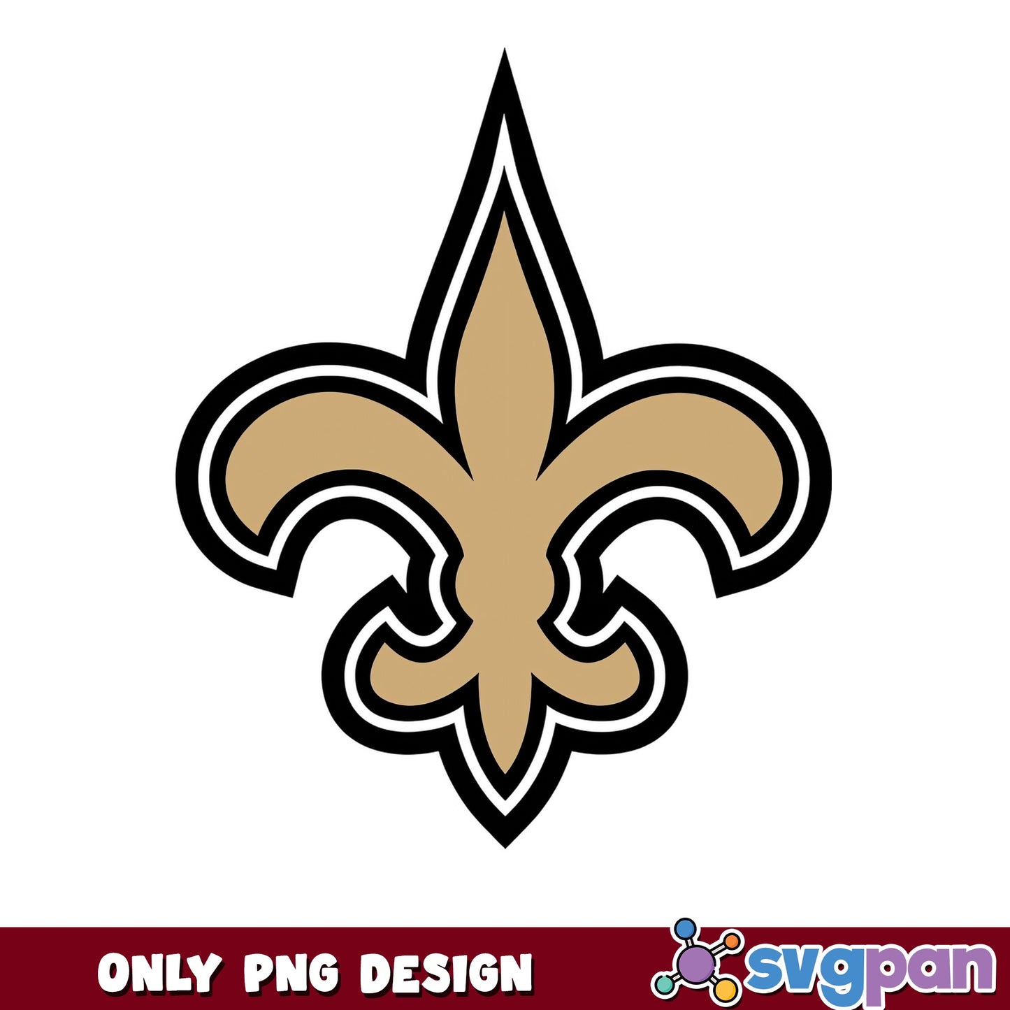 New Orleans Saints Logo PNG, NFL Team Clipart, Football PNG