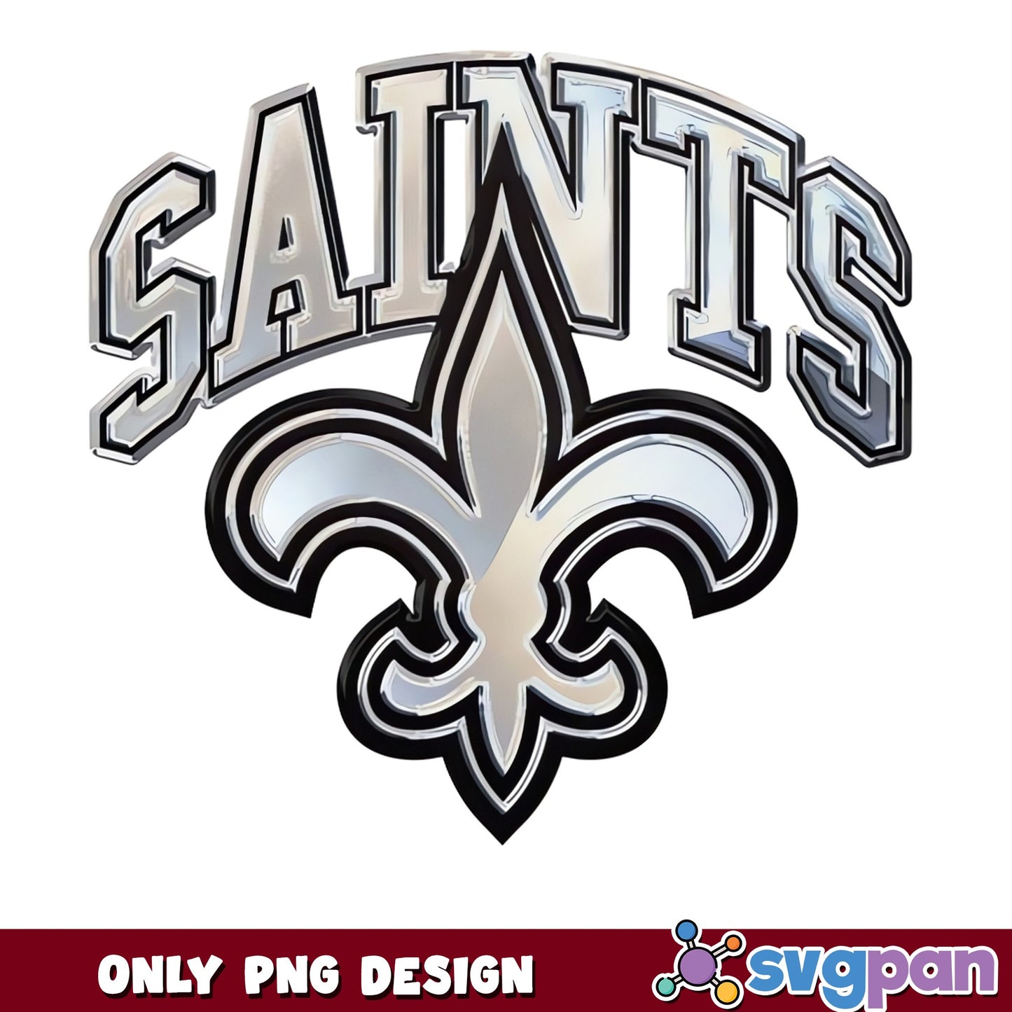 New Orleans Saints PNG, Saints Football Clipart, NFL PNG