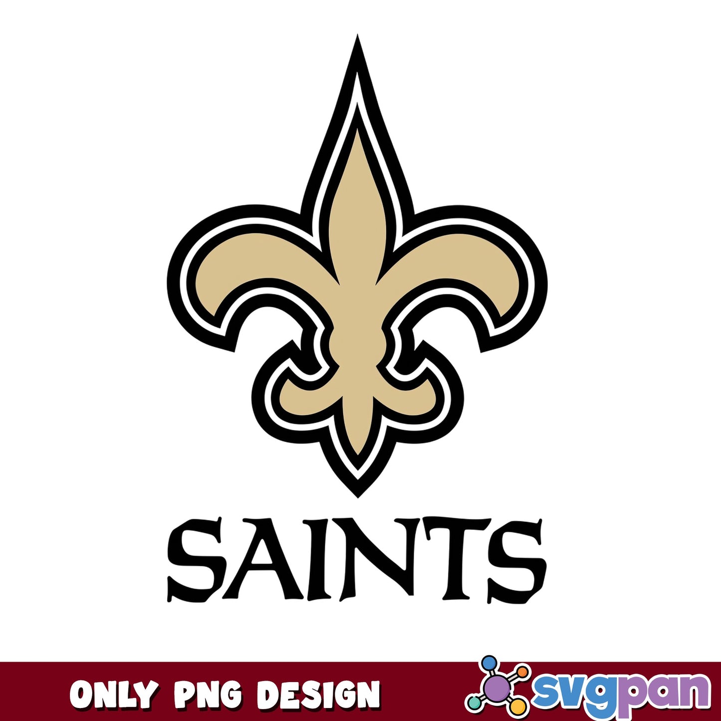 New Orleans Saints PNG, Saints Football Logo PNG, NFL PNG