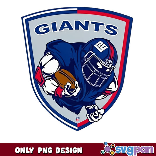 New York Giants Mickey Mouse PNG, Disney NFL PNG, Football PNG