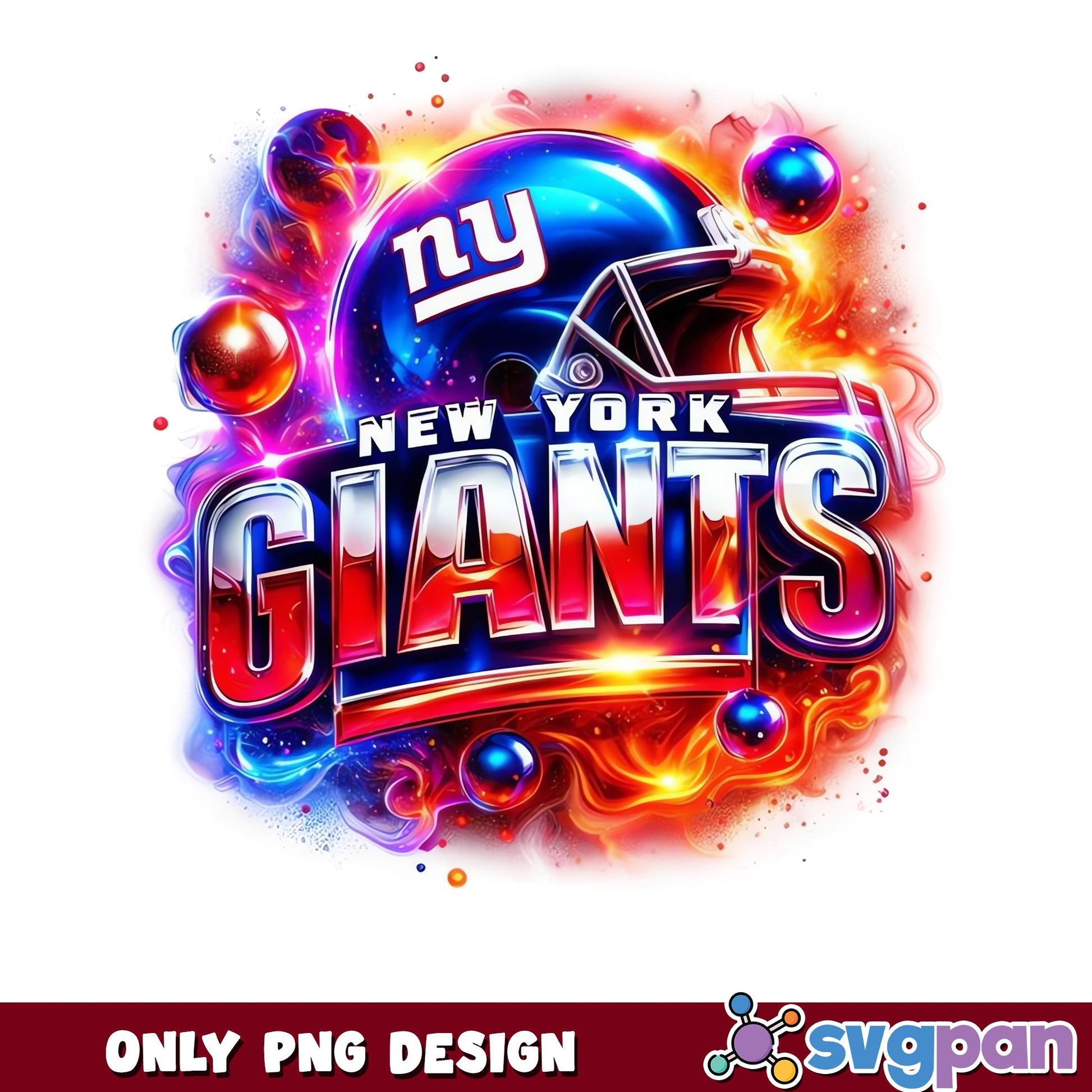New York Giants PNG, NFL Football Team Design, Giants PNG