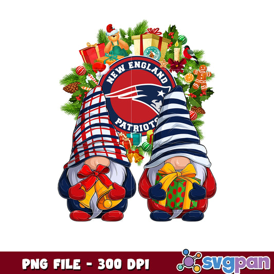 New england patriots christmas png, list of nfl teams png, chrismas gnome​ png