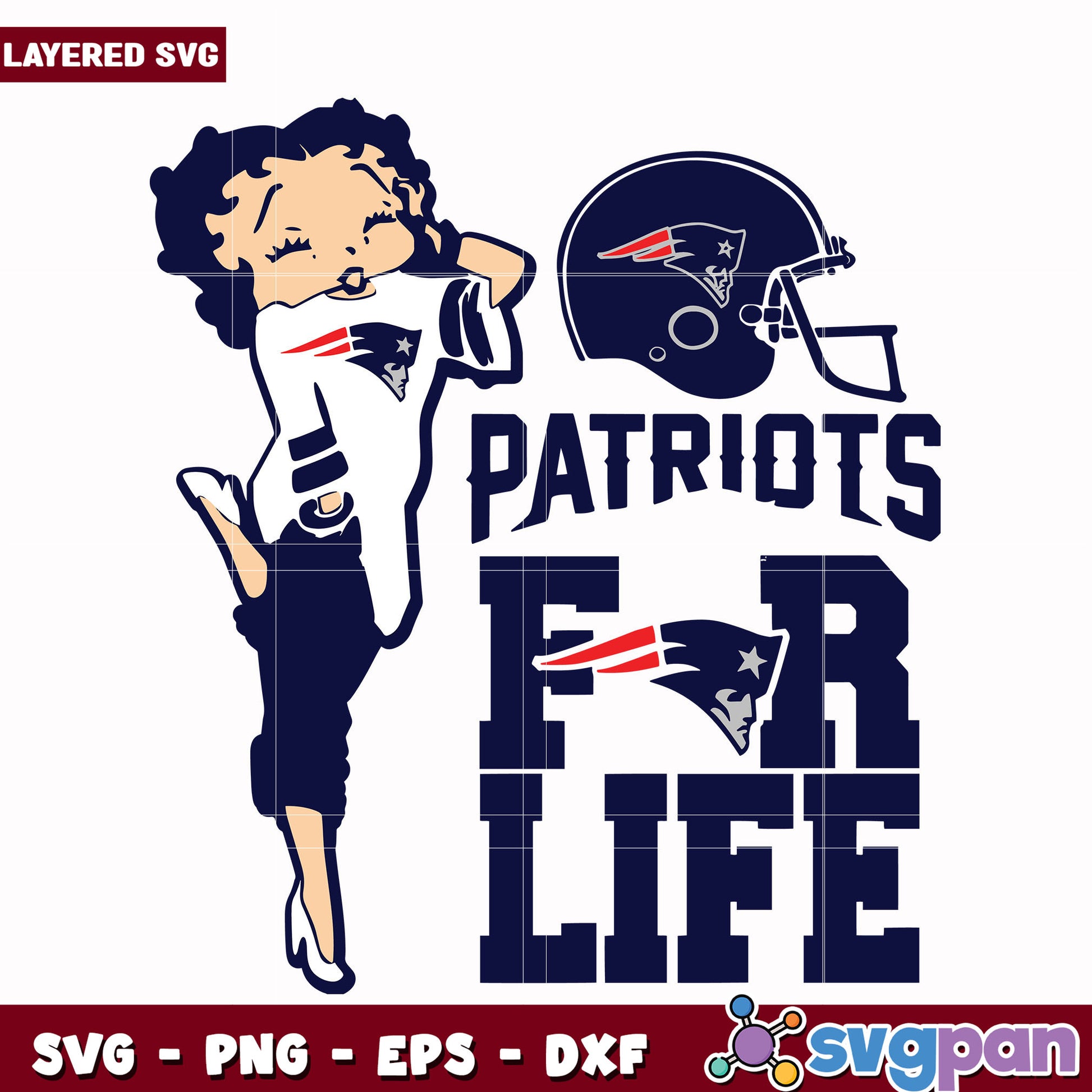 New england patriots fan girl svg, nfl network svg, nfl patriots svg