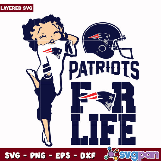 New england patriots fan girl svg, nfl network svg, nfl patriots svg