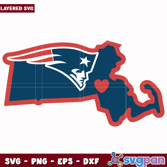 New england patriots land svg, nfl network svg, nfl patriots svg