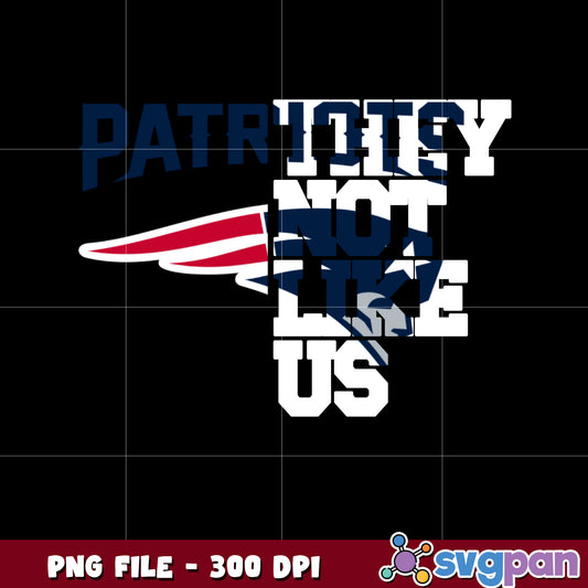 New england patriots they not like us logo png, super bowl 2025 png, nfl teams helmet png