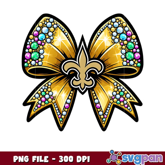 New orleans saints bowtie png, super bowl png, national football league png