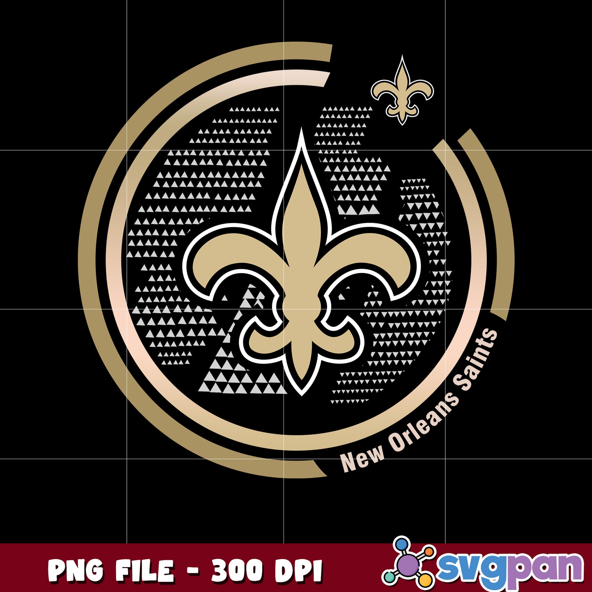 New orleans saints circle logo design png, nfl teams logo png, nfl 2025 png