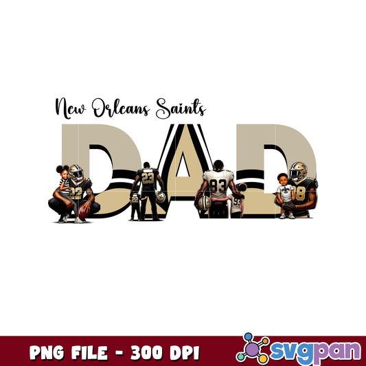 New orleans saints dad png, nfl new orleans saits png, amercan football png