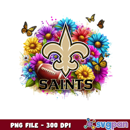 New orleans saints flowers png, nfl games png, american football png